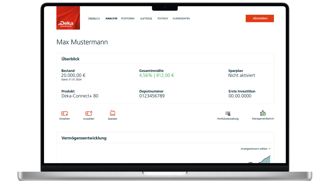 Kann Man Deka Depot Auszahlen Lassen Deka-Connect+ - Deka Investments Privatkunden